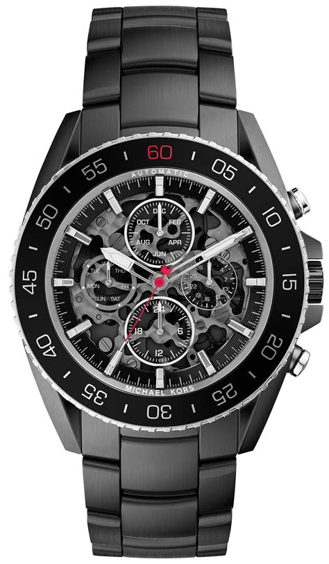 michael kors automatic skeleton watch|michael kors smartwatch for men.